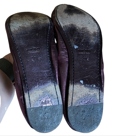 Miu Miu purple embellished jewel ballet flats sz EU 39.5 - Picture 9 of 12